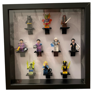 Akrylplader til 10 Lego figurer